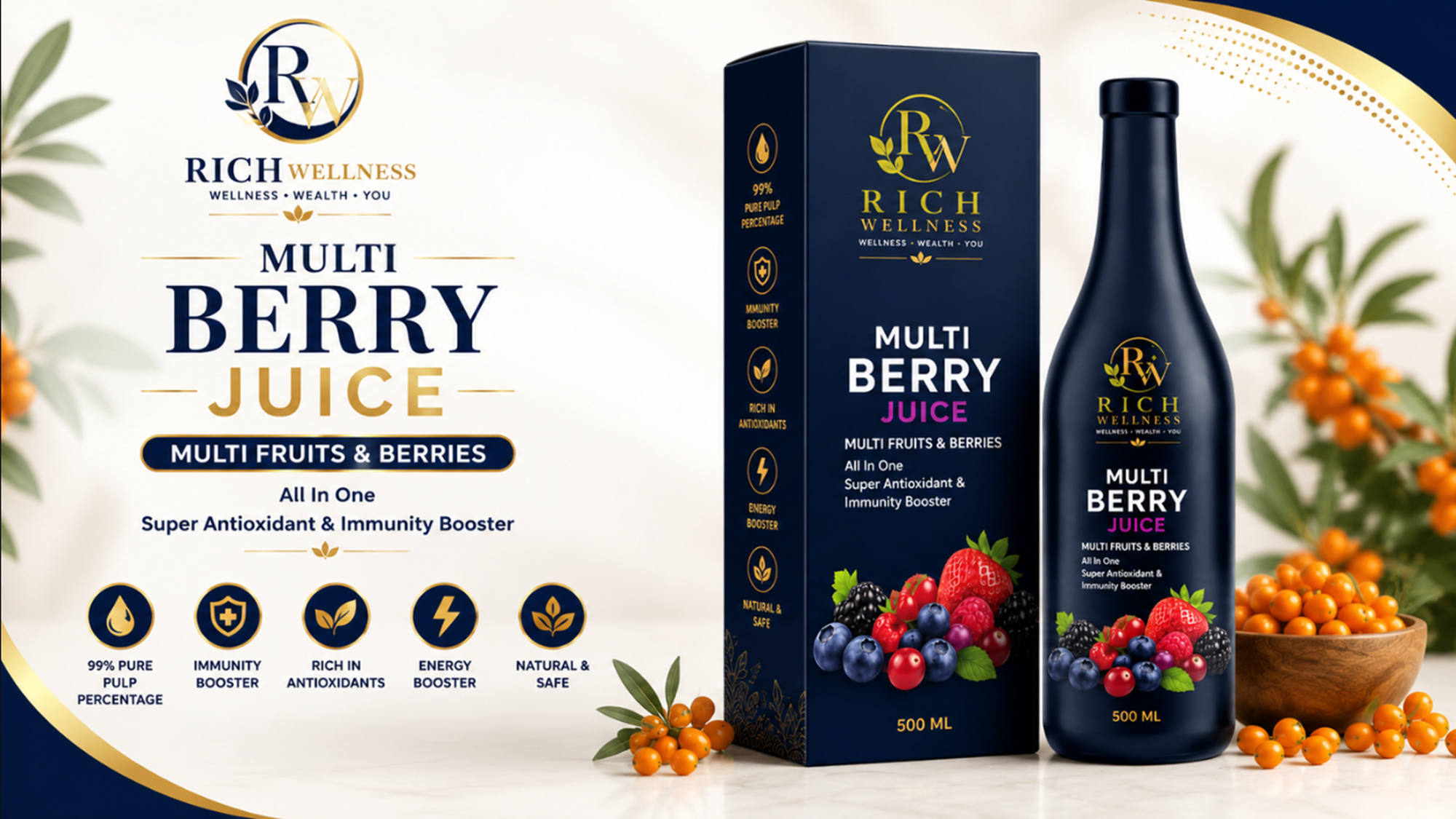 Rich Wellness Multi Berry Juice