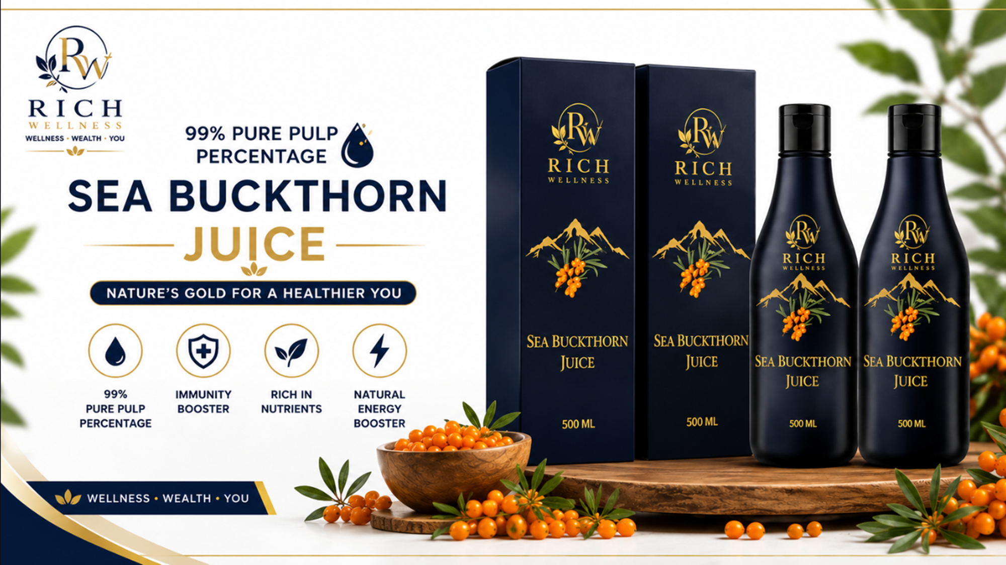 Rich Wellness Sea Buckthorn Juice